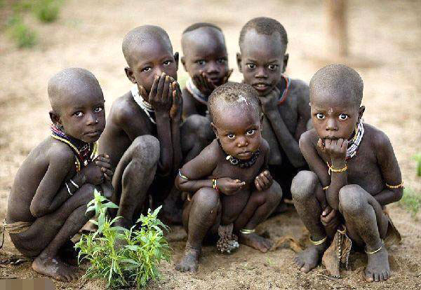 非洲孩子